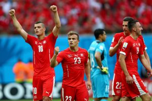 during the 2014 FIFA World Cup Brazil Group E match between Honduras and Switzerland at Arena Amazonia on June 25, 2014 in Manaus, Brazil.