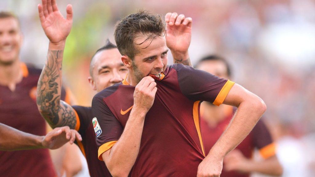 Pjanic at the Roma Disco. With Juventus poaching this man from Roma, a direct rival has been greatly weakened.
