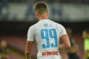 Polish forward, Milik help consign AC Milan to their first defeat this season by scoring a brace for Napoli. 