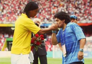 One of the greatest players to grace the game, Ronaldinho was booted out of the new regime by Pep who found him a stumbling block to the new system 