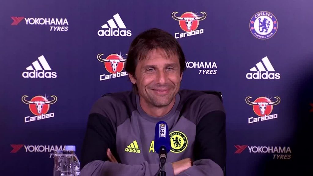 Don't let the serene look fool you, Conte can literally go from 0 to 100 real quick.