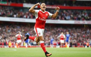 Alexis Sanchez is in imperious form with Wenger's decision to play him as a forward working a treat. 