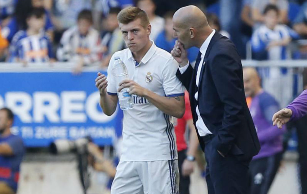 German engine? Since injuries to both Casemiro and Modric, Kroos has played every single minute of ever game for Madrid. 