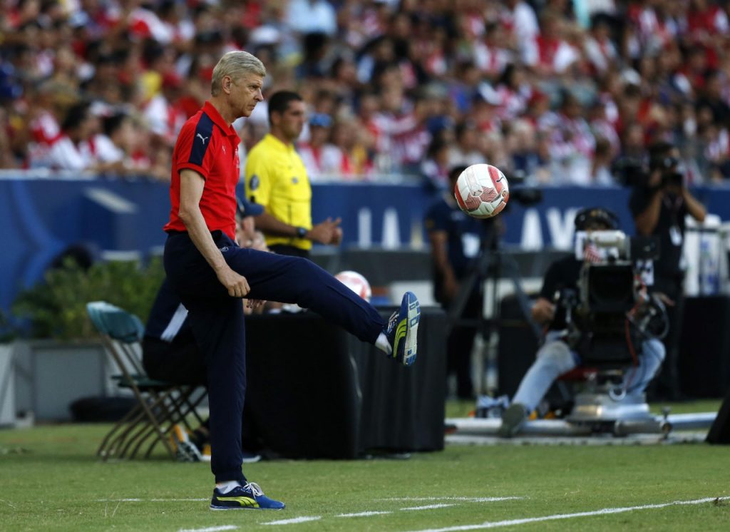 Oh Arsene. Maybe these skills could do the trick against the Bavarians in February?