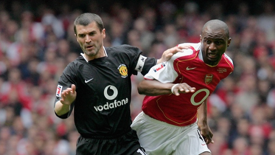 Hard Men. Keane and Vieira are recognised as icons of toughness.